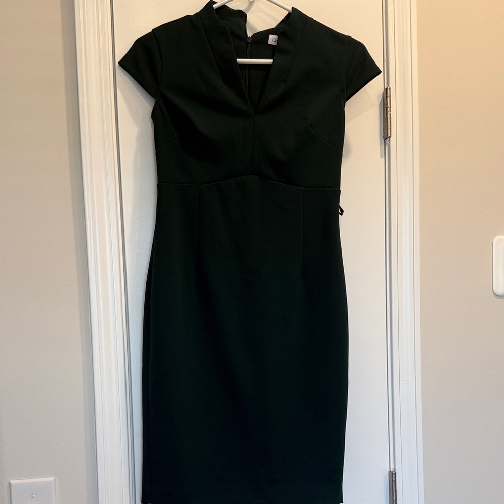Elegant Dark Green Dress